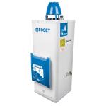 Calentador de paso, electrónico,9L, 2 servicios,gas LP,Foset 45278