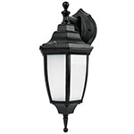 Arbotante de LED 8 W tipo farol suspendido negro, Volteck 46342