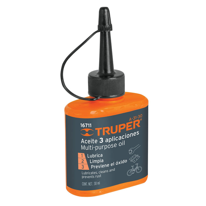 Aceite multiusos, 30ml (1oz), Truper 16711 A-31-30