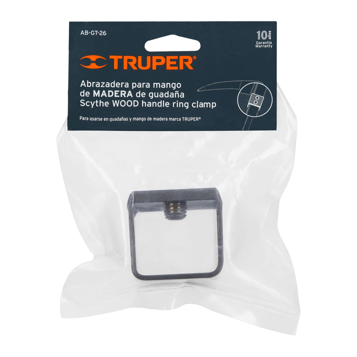 Abrazadera para mango de madera para guadaña, Truper 10434 AB-GT-26