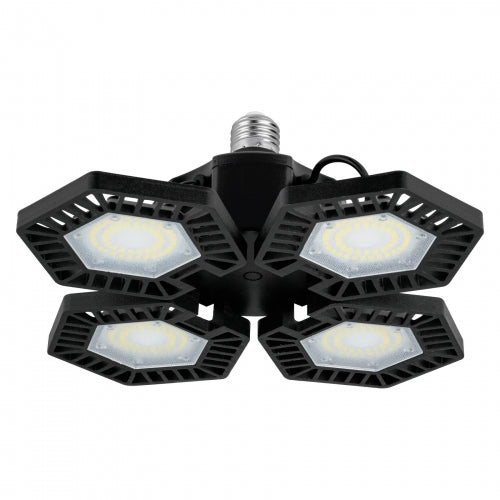 Luminario de LED 100 W, aluminio con 4 paneles abatibles 46588 ABA-701L