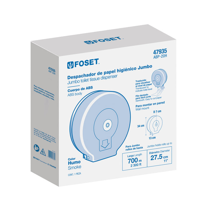 Portarollo de ABS, humo, Foset 47935