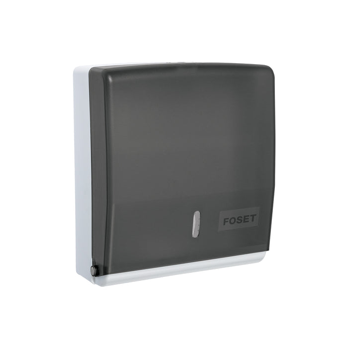 Dispensador de ABS para toallas de papel, humo, Foset 47936