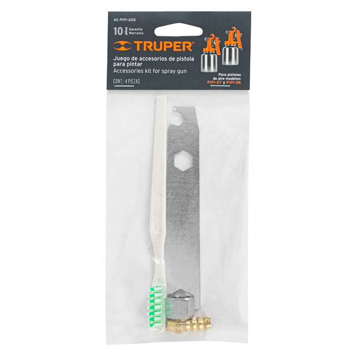 Accesorios (llave, cepillo, tuerca y espiga) p/PIPI-26 y 27 19511 AC-PIPI-200