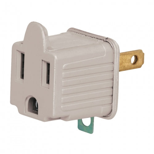 Bolsa con 2 adaptadores 3 a 2 grises, Volteck 46254 AD-32G