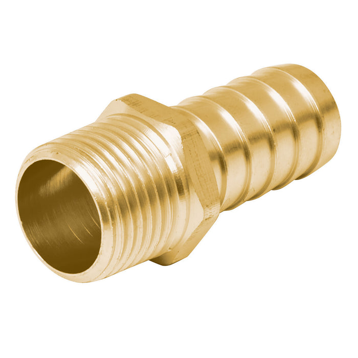 Adaptador macho de latón 1/2' para poliducto, Foset 49305