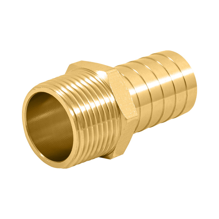 Adaptador macho de latón 3/4' para poliducto, Foset 49306