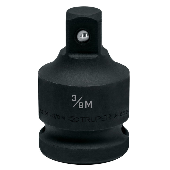 Adaptador de impacto 1/2' (H) x 3/8' (M), Truper 100906 AI-5254