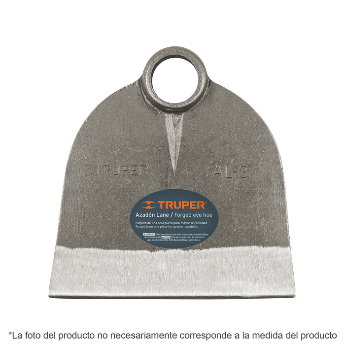 Azadón Lane No.2 de 2.0 lb sin mango, Truper 10606 AL-2