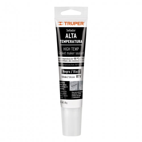 Sellador de silicón negro para altas temperaturas, 85 g 17567 ALTE-N