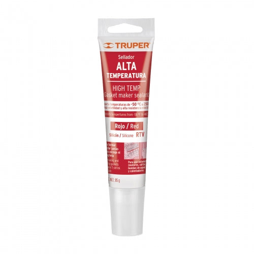 Sellador de silicón rojo para altas temperaturas, 85 g 17566 ALTE-R