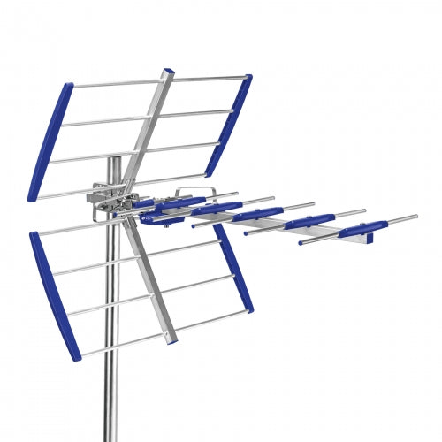 Antena aérea para TV HD, 14 elementos, Volteck 48119 ANAE-8