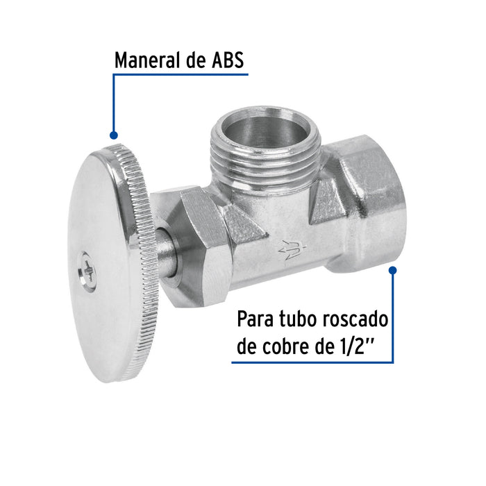 Llave angular 1/2' x 1/2', Foset 49112