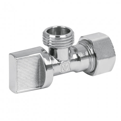 Llave angular de latón 1/2 x 1/2' para CPVC, tipo barrilito 49108 ANG-CPVC