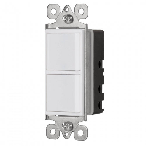 Interruptor dúplex, 1 sencillo y 1 de 3 vías, línea Classic 46337 APDO-CLP