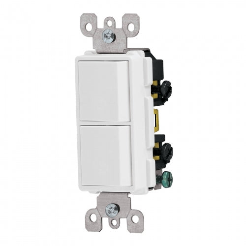 Interruptor dúplex, línea Classic, Volteck 46006 APDO-CL