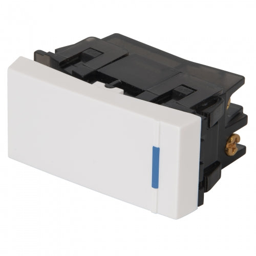 Interruptor de 3 vías, 1 módulo, línea Española,color blanco 47048 APSE-EEB