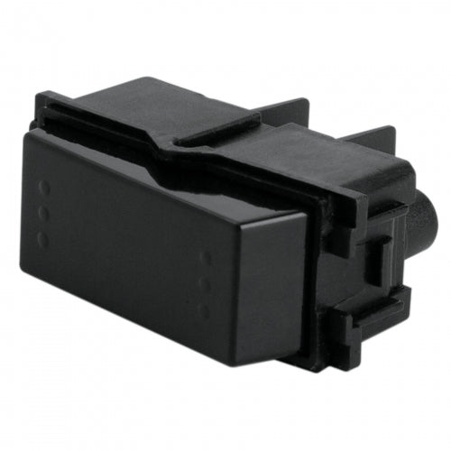 Interruptor de 3 vías, línea Italiana, color negro, Volteck 47608 APSE-EIN