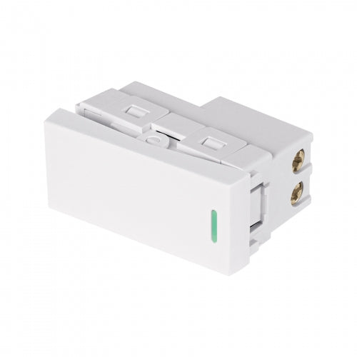 Interruptor de 3 vías blanco de 1 módulo, línea Lisboa 47943 APSE-ELB