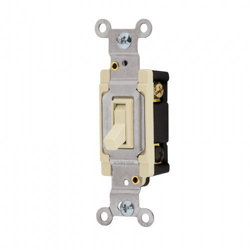 Interruptor vertical de palanca, 3 vías, Standard, marfil 46003 APSE-ES