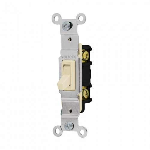 Interruptor vertical de palanca, Standard, marfil, Volteck 46000 APSE-S