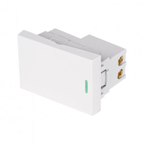 Interruptor de 3 vías blanco de 1.5 módulos, línea Lisboa 47944 APSE15-ELB