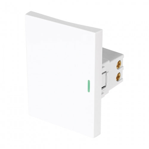 Interruptor de 3 vías blanco de 3 módulos, línea Lisboa 47945 APSE3-ELB