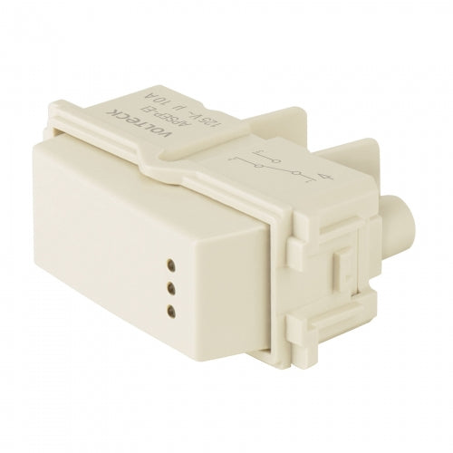 Interruptor de 3 vías con luz piloto, línea Italiana, marfil 48056 APSEP-EI