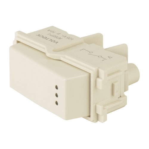 Interruptor sencillo con luz piloto, línea Italiana, marfil 48055 APSEP-I