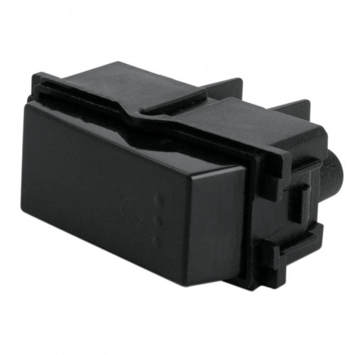 Interruptor para timbre, línea Italiana, color negro 47609 APTI-IN