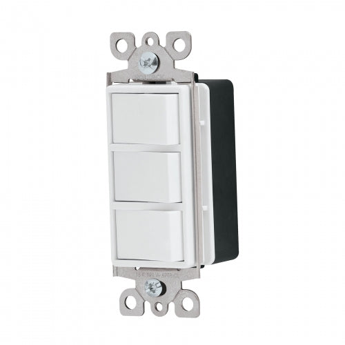 Interruptor triple, línea Classic, Volteck 46007 APTR-CL