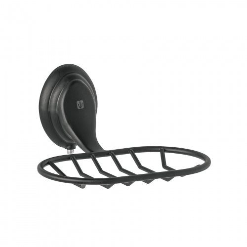 Jabonera metálica negro, Foset Aqua 45991 AQA-84M