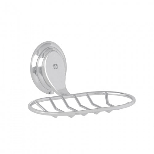 Jabonera metálica cromo, Foset Aqua 45988 AQA-84