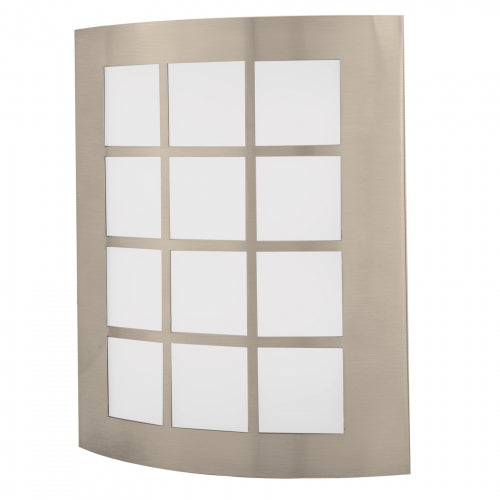 Arbotante decorativo de LED 15 W acero inoxidable luz cálida 48011 ARB-003L