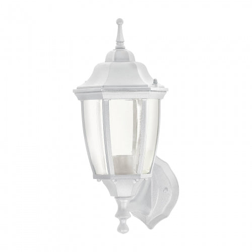 Arbotante tipo farol tradicional soportado p/exterior blanco 47288 ARB-100S