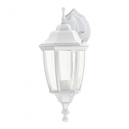 Arbotante tipo farol tradicional suspendido p/exterior, bco. 47290 ARB-102S