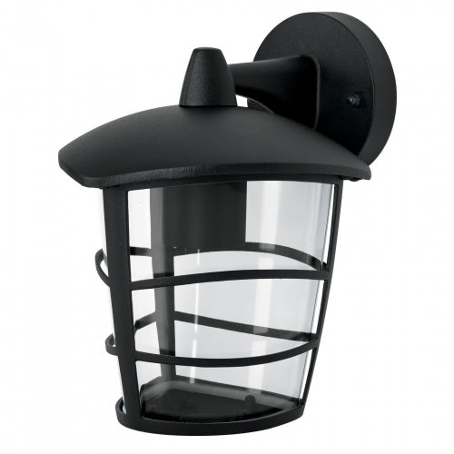 Arbotante tipo farol moderno suspendido p/exteriores, negro 45093 ARB-107S
