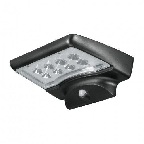 Arbotante solar LED 4 W con sensor de movimiento, Volteck 49073 ARB-704L