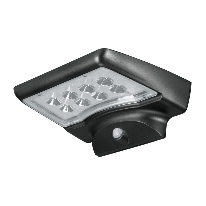 Arbotante solar LED con sensor de luz y movimiento, Volteck 46362
