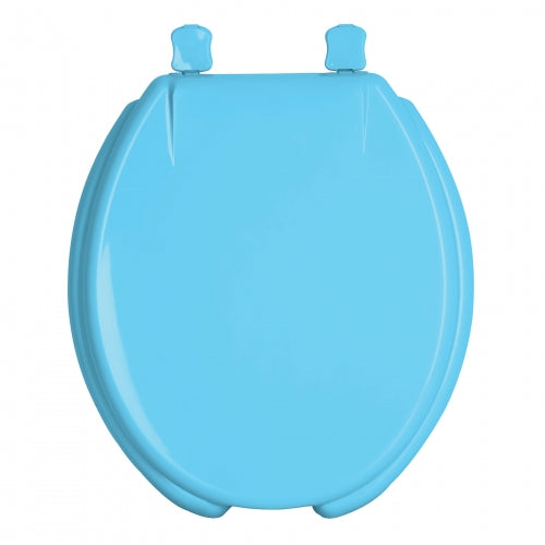 Asiento redondo para WC, abierto, azul, Foset 47034 AWC-40Z