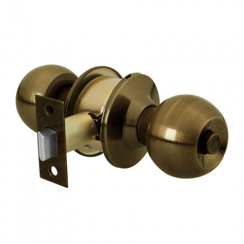 Cerradura tipo esfera, cilíndrico, baño, antiguo, Basic 23567 BAL-LA-BP