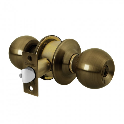 Cerradura tipo esfera, cilíndrico, entrada, antiguo, Basic 23561 BAL-LA-EP
