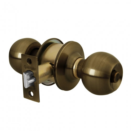 Cerradura tipo esfera, cilíndrico, recámara, antiguo, Basic 23564 BAL-LA-RP
