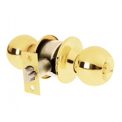 Cerradura tipo esfera cilíndrico, recámara, brillante, Basic 23563 BAL-LB-RP