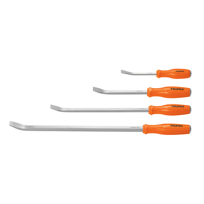 Juego con 4 barras de palanca, Truper 101047 BAPA-J4