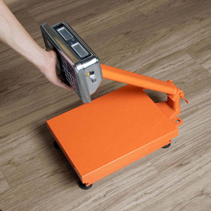 Báscula electrónica de plataforma, plegable, 100 kg, Truper 15729 BAS-100PLA