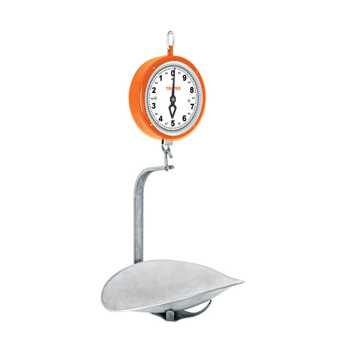 Báscula capacidad 10 kg mecánica colgante, Truper 17087 BAS-10C