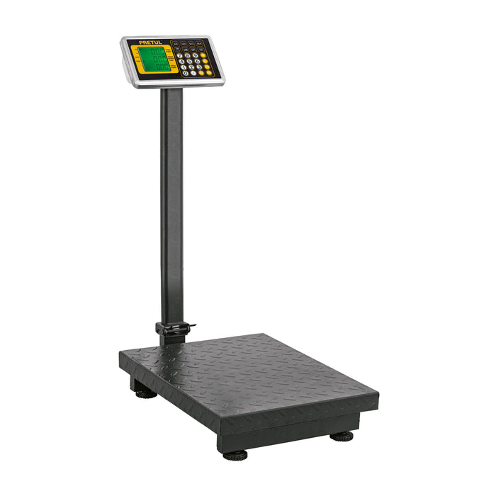 Báscula electrónica de plataforma, plegable, 200 kg. Pretul 28462 BAS-200PLAP
