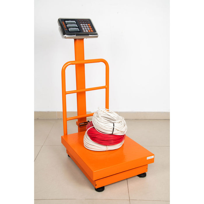 Báscula electrónica de plataforma, plegable, 200 kg, Truper 15732 BAS-200PLA