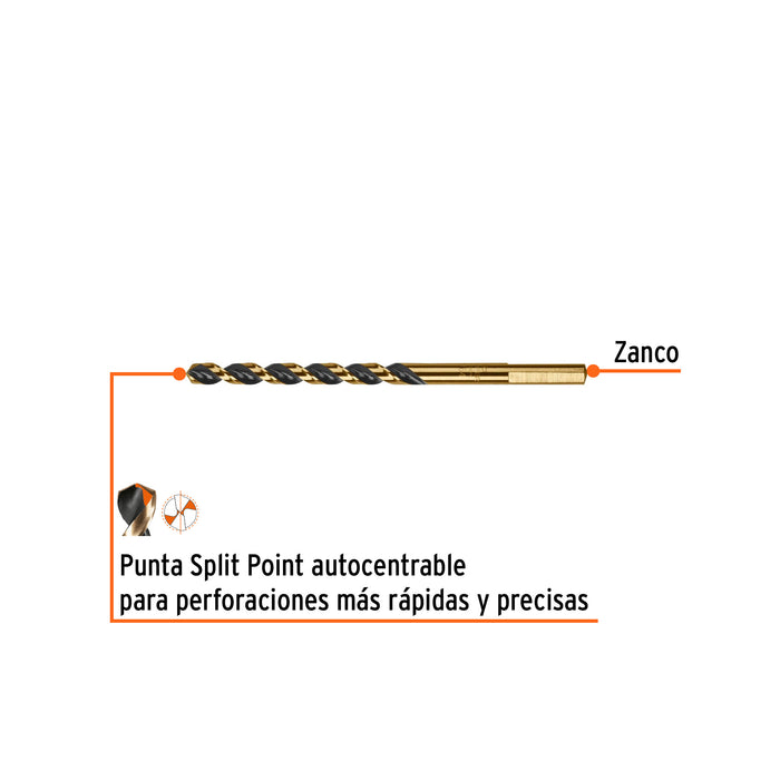 Broca HSS 15/64' Trugold para metal, Truper Expert 11132
